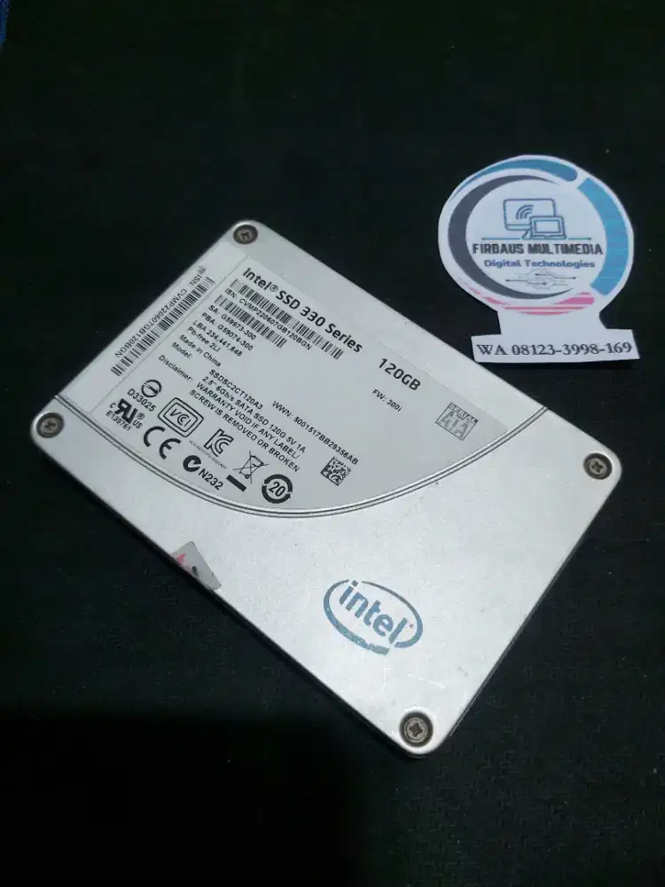 SSD SATA Intel 120GB untuk Laptop CPU Komputer Notebook SSD External