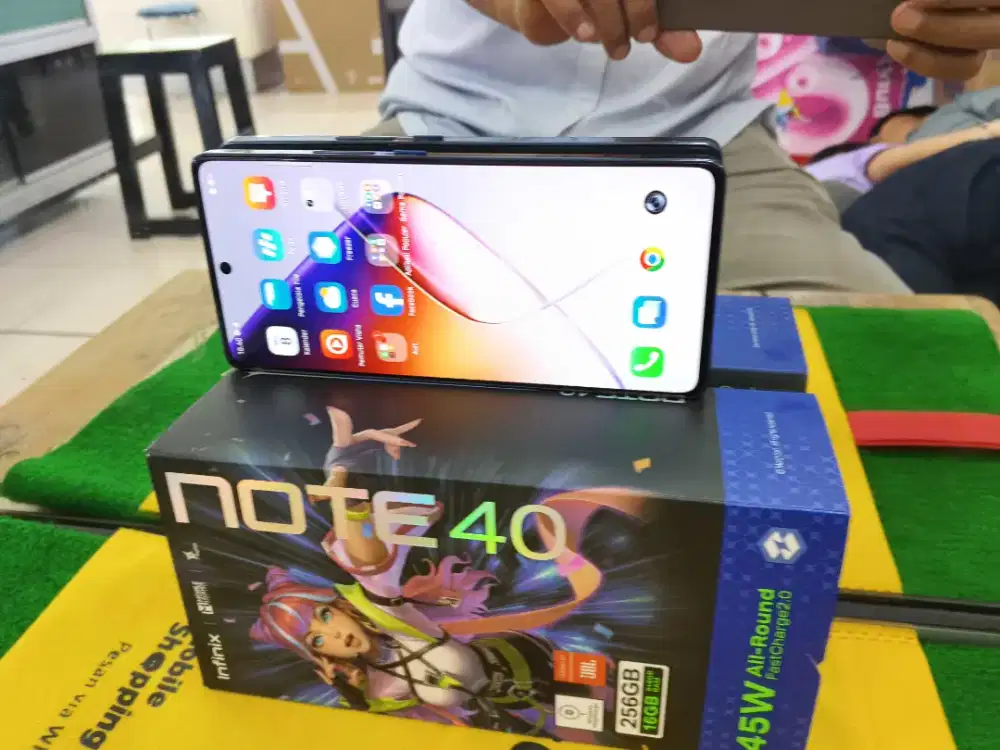 INFINIX Note 40 Ram 8/256 gb lengkap normal no minus