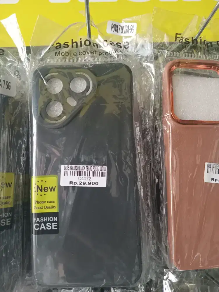 CASE MACARON BLACK TECNO VOPA 7 ULTRA ATLANTIS DAHSYAT