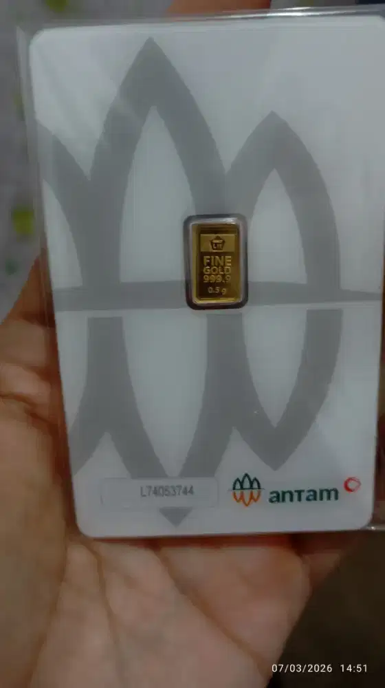 Logam mulia 0,5 gr mulus banget