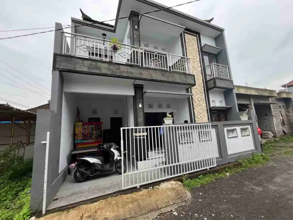 lelang tanah dan bangunan 2 lantai jl yeh gangga ds gubug tabanan bali