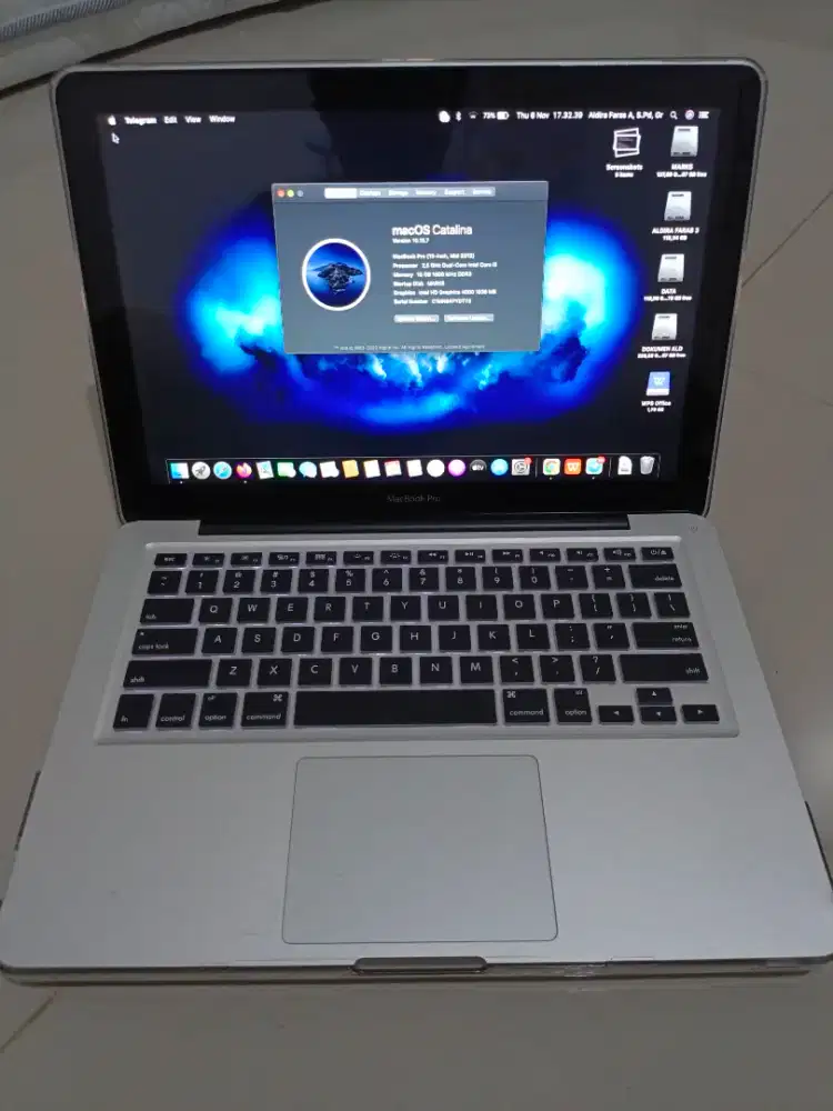 Laptop macbook pro 2012