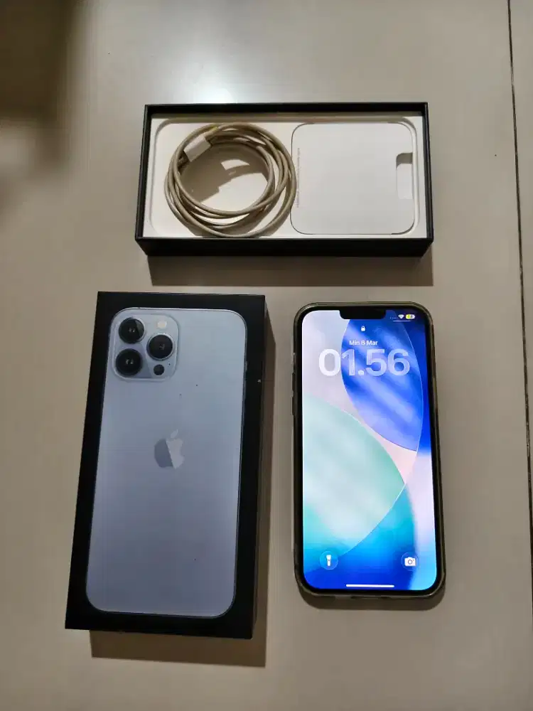 Iphone 13 Pro Max 256 ( IBOX) Biru mulus
