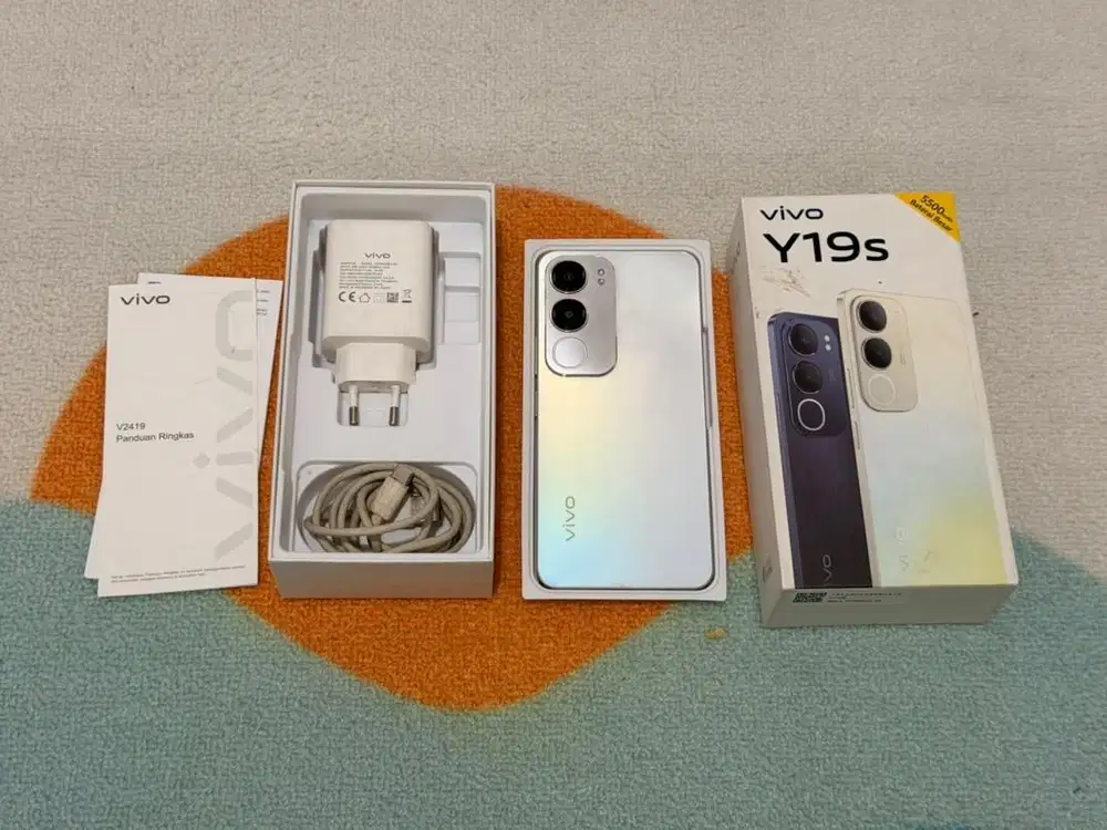 Vivo y19s 6/128gb mulus 1000% like new fullset