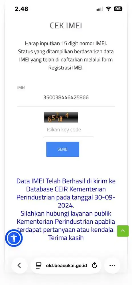 iPhone 13 128gb Terdaftar BeCuk TT/BT iPhone