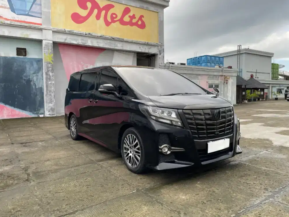 KM 40rb. TOYOTA ALPHARD SC UPGRADE 2015 HITAM