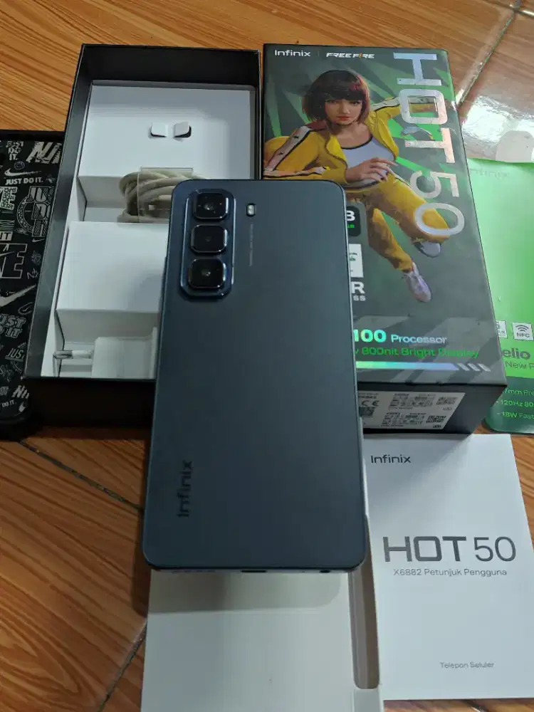 Infinix Hot 50 4G 6+6(12)/256 Fullset Ori