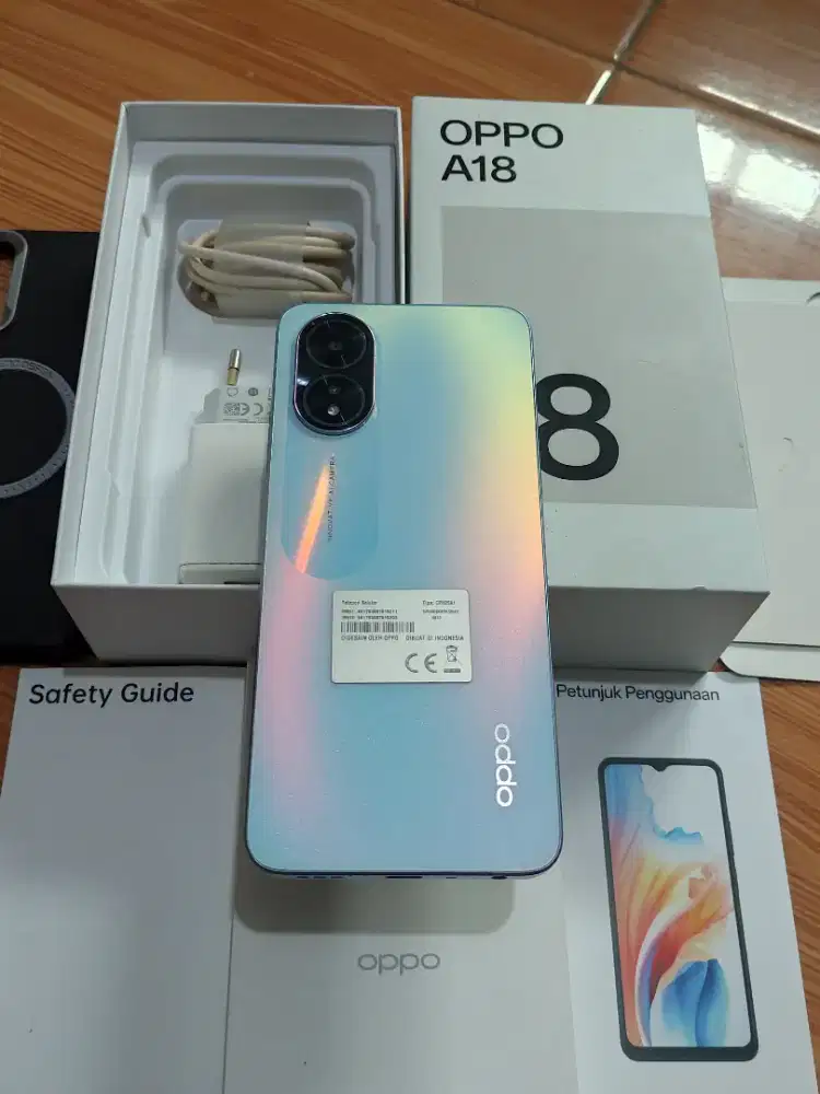 Oppo A18 4+4/128 Fullset Ori Resmi