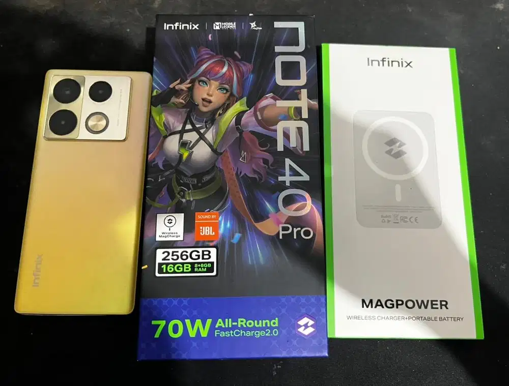 DIJUAL INFIIX NOTE 40 PRO GOLD