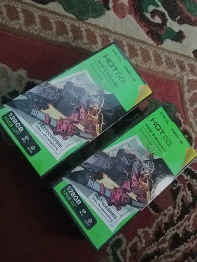 Infnix hot 60i 6+6/128 baru fres