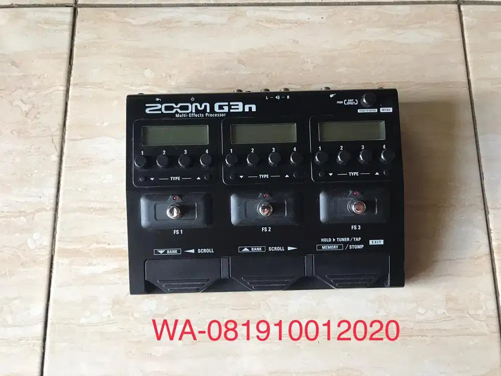 Efek Gitar Zoom G3n mulus no minus