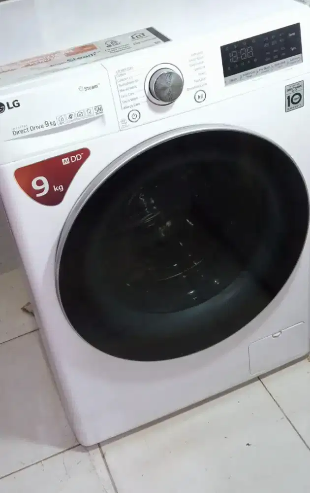 Jual Bu Mesin Cuci Frontloading LG 9kg,suport wifi,bs dr jarak jauh