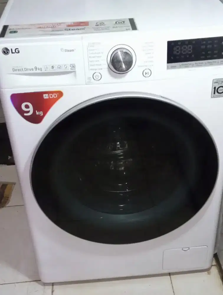 Jual Bu Mesin Cuci Frontloading LG 9kg,suport wifi,bs dr jarak jauh