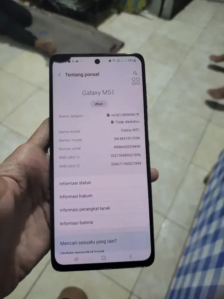 samsung M51 8/128 minus dikit