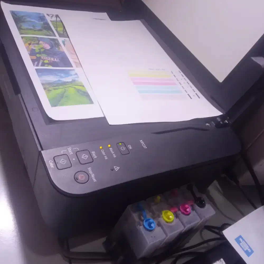 Printer Canon mp237 all in one sudah infus