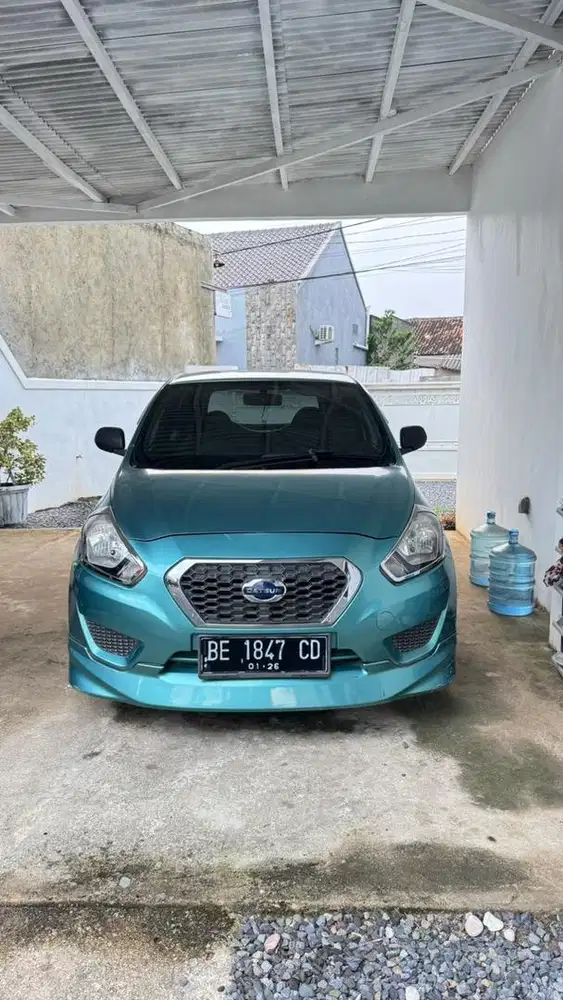Datsun Go Panca 2015 Hijau Metalik Manual Pajak Hidup Siap Pakai