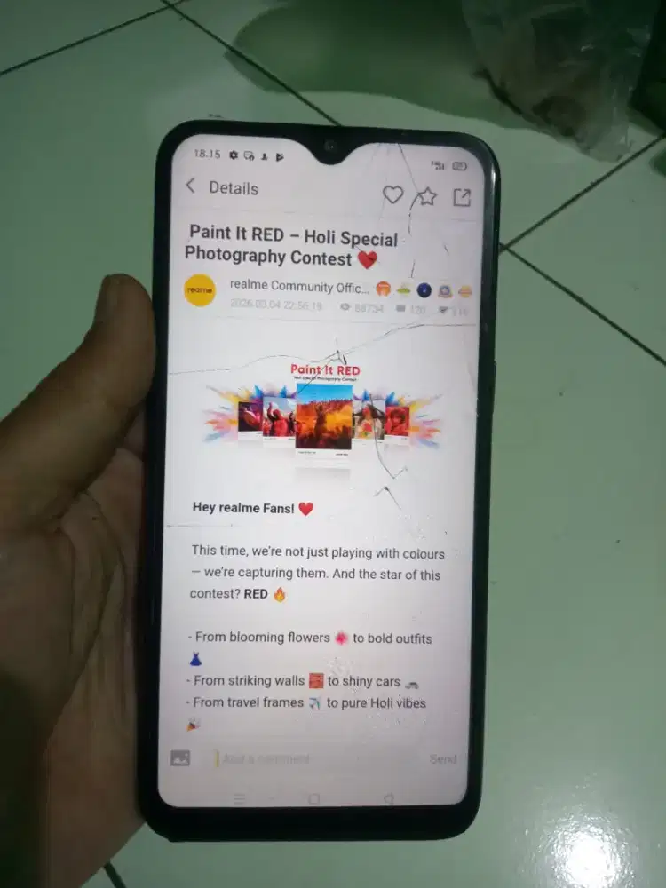Realme 3 ram 3/64