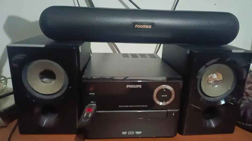 Philips audio double sub woofer MP3 DVD