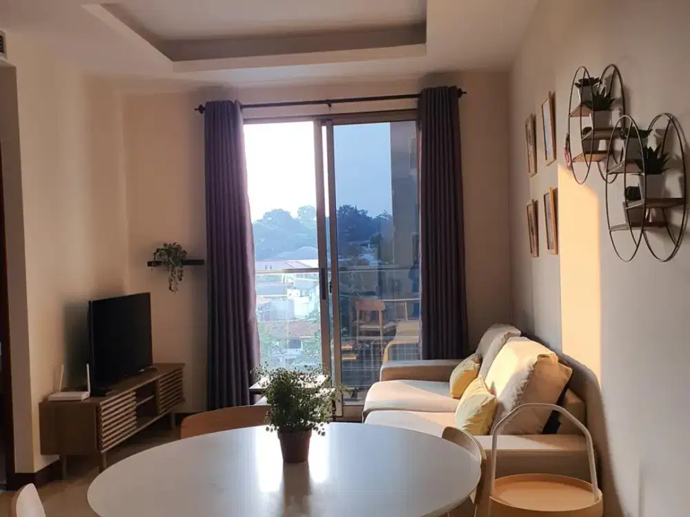 Dijual termurah full furnish mewah apartement hegarmanah residence 2 bedroom*