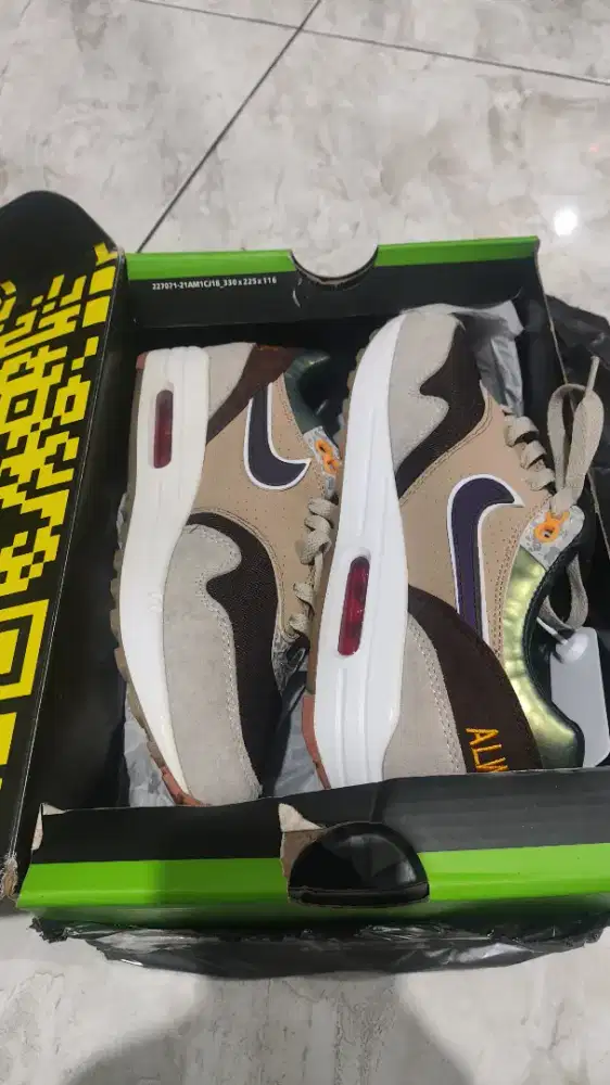 Sepatu Nike Airmax 1 87 Oregon Ducks