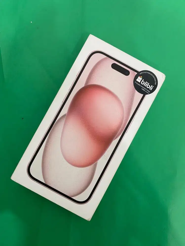 Iphone 15 128gb pink new resmi