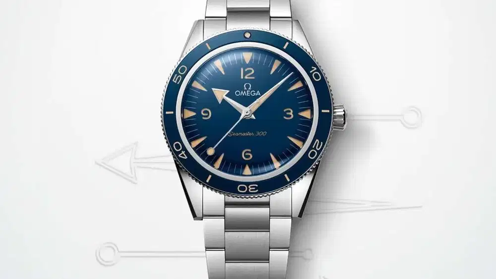 Omega Seamaster 300, Blue Dial with Bracelet 41