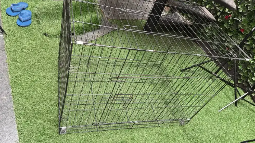 KANDANG BESI KRISBOW WARNA HITAM XTRA LARGE