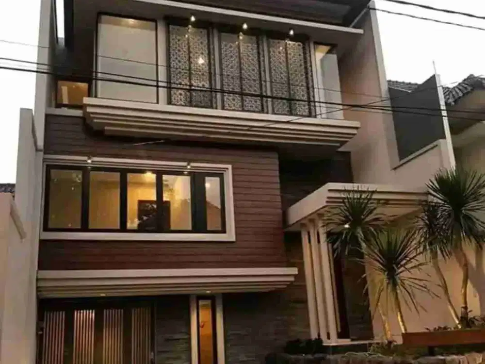 DIJUAL RUMAH MODERN MINIMALIS X SCANDINAVIAN MEWAH 3 LANTAI ARAYA