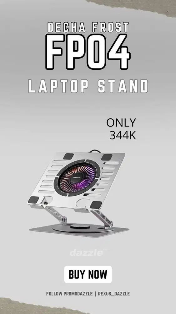 Rexus cooler dan stand decha frost FP04