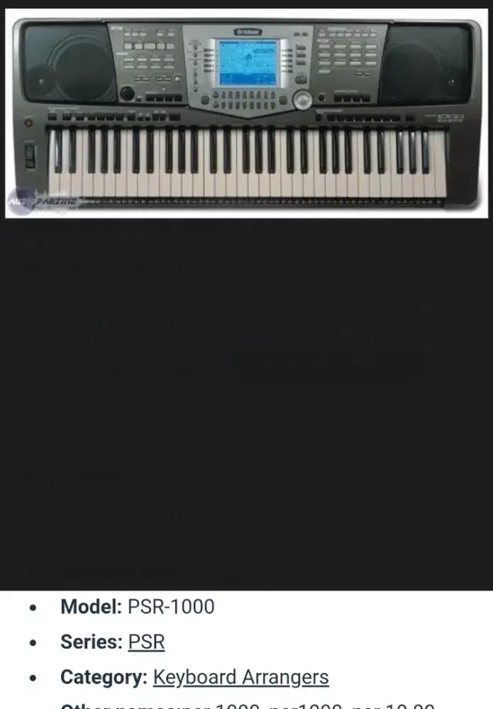 Yamaha PSR 1000