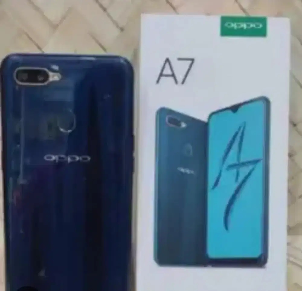 Murah hp oppo A7 4/64 lkp, bs TT