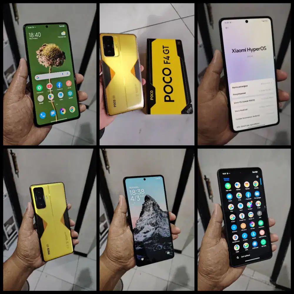 Poco F4 GT 12/256 Lengkap minus bisa tt