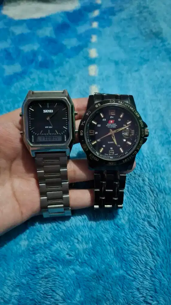 JAM TANGAN MERK SKMEI & SWISS ARMY
