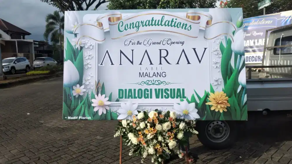 PAPAN BUNGA / PAPAN UCAPAN