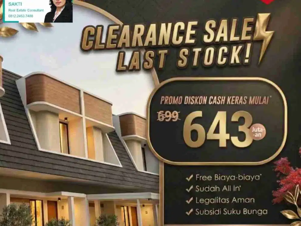 Rumah Baru Ciwastra 2 lantai Murah Modern dp 5 juta All In