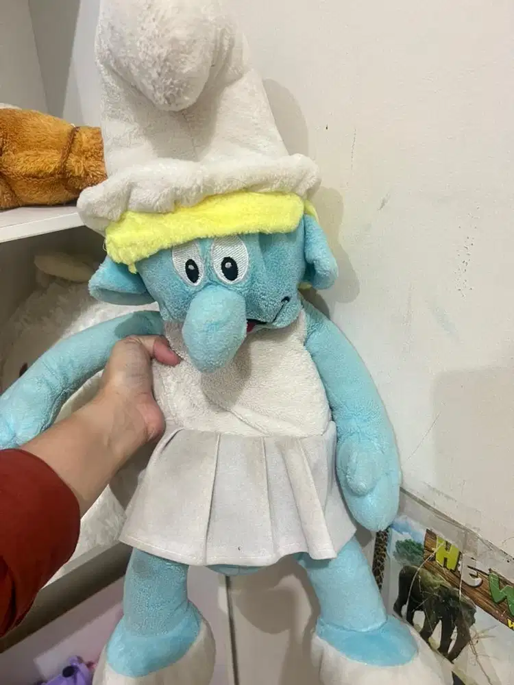 Boneka Mainan Biru Smurf