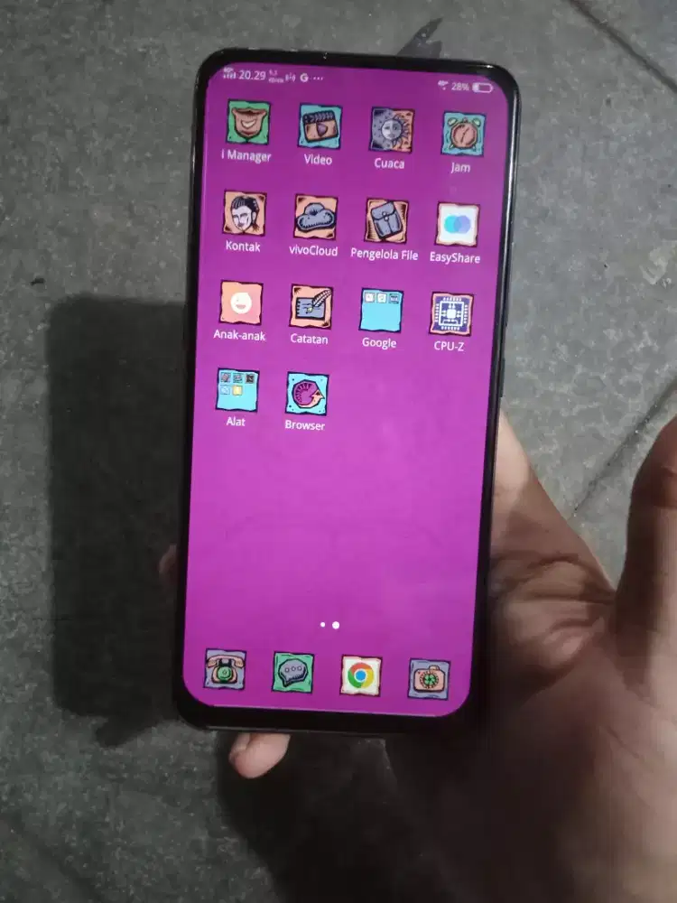 Vivo v15+ ram 8/256gb fulset ori