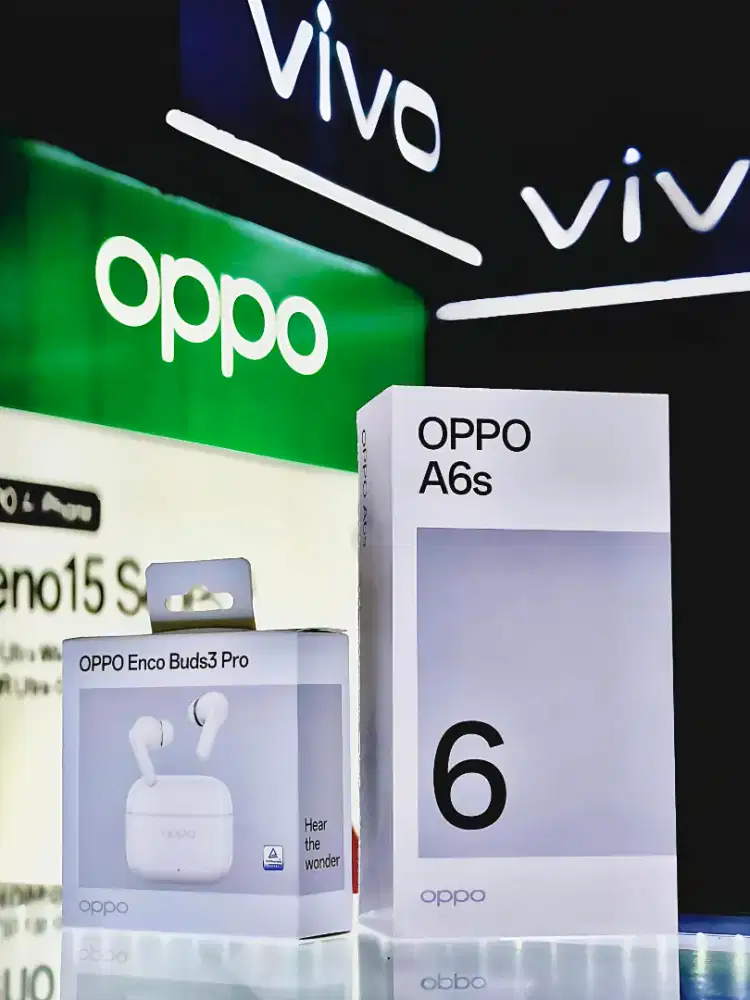 Oppo A6s 16/256 Promo New Segel Garansi Resmi Oppo Free Encobuds 3 Pro