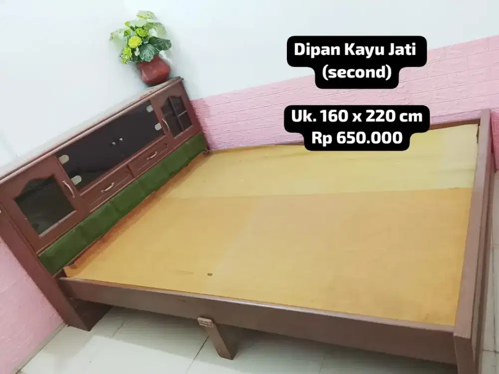 Dipan Kayu Jati 160 x 220 cm