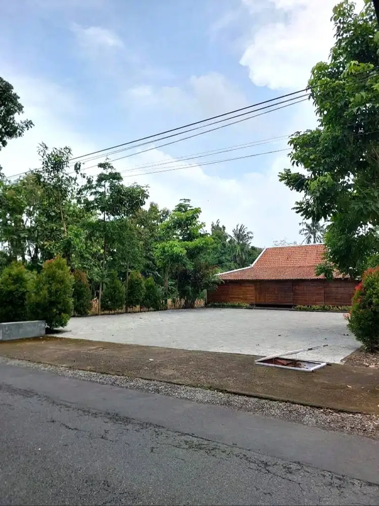 Tanah Bonus Bangunan Limasan View Sungai dekat Sleman City Hall