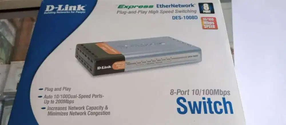 Switch Hub 8 Ports D-Link