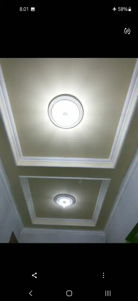 Jasa dan bahan pemasangan plafon gypsum,pvc,grc,partisi,cat tembok dll