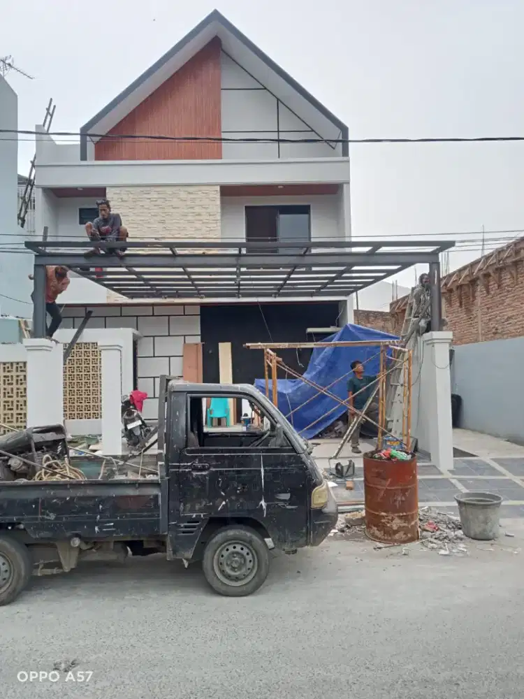 Kanopi minimalis modern