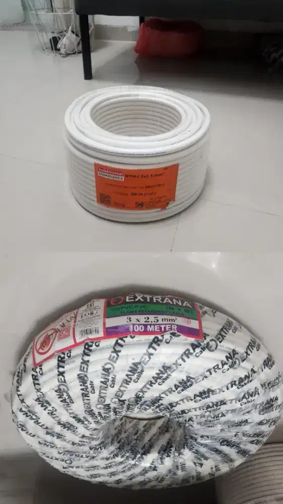 Kabel 3x2.5 mm TOTAL 150 METER