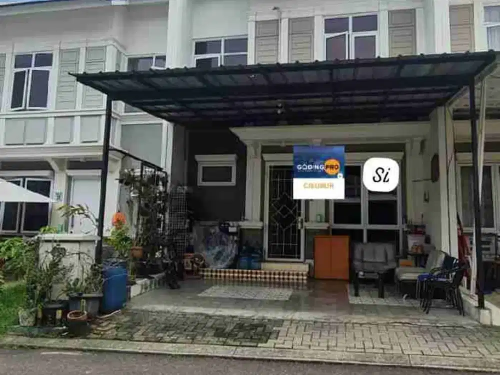 di jual rumah 2 lantai di cluster baru kotawisata