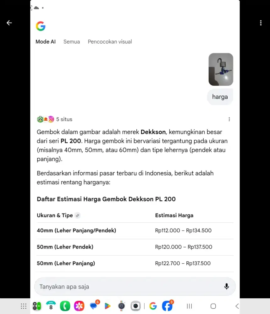 Jual murah rugi gembok merk asli DEKKSON dikeraskan ketahanan ekstra