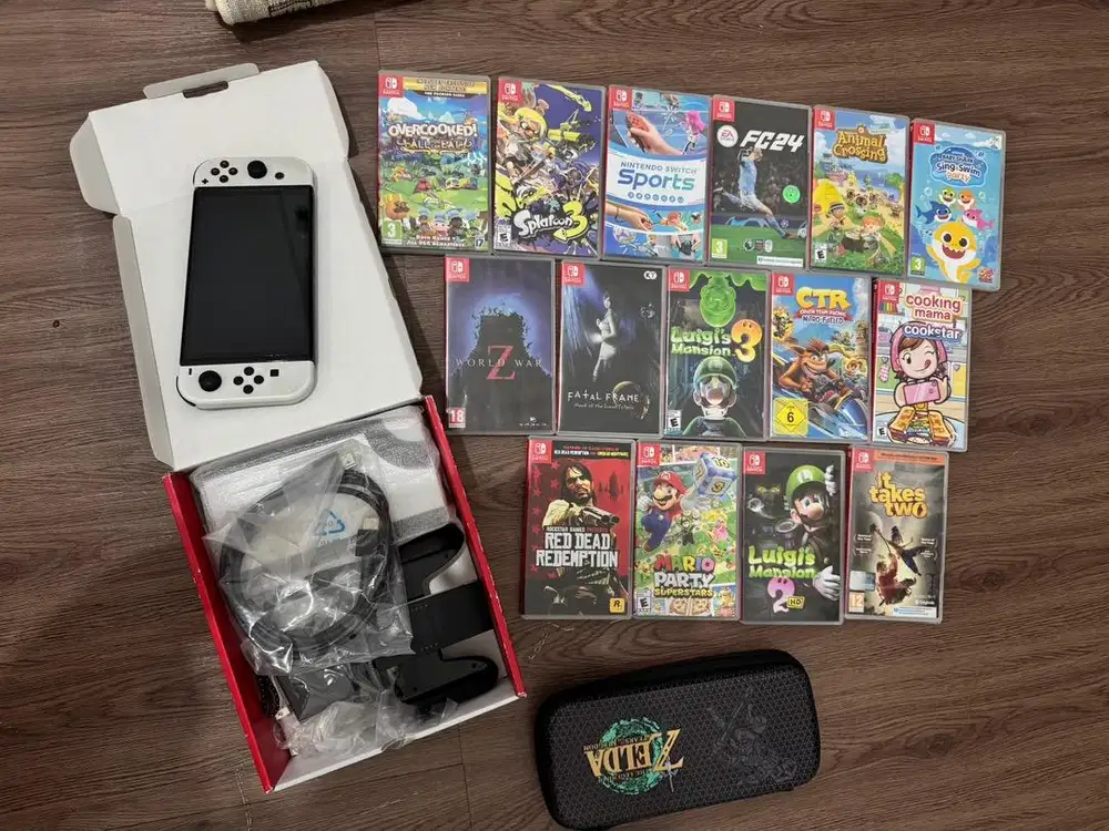 NINTENDO & 17 GAME SEMUA ( ADA MINUS )