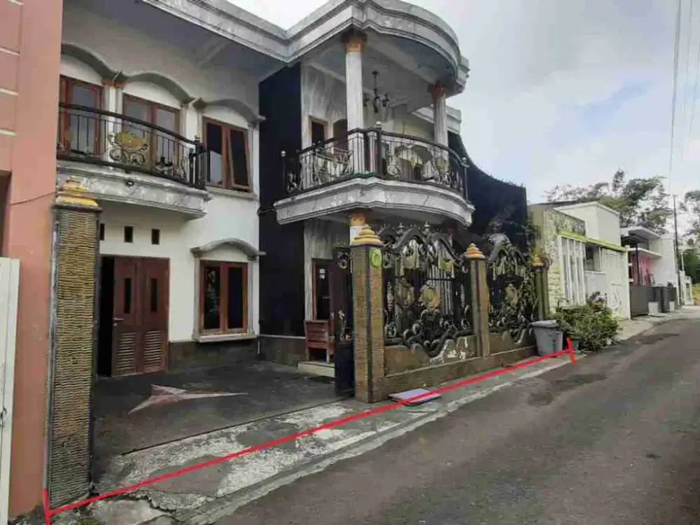 lelang rumah 2 lantai jl dewi sartika batu malang