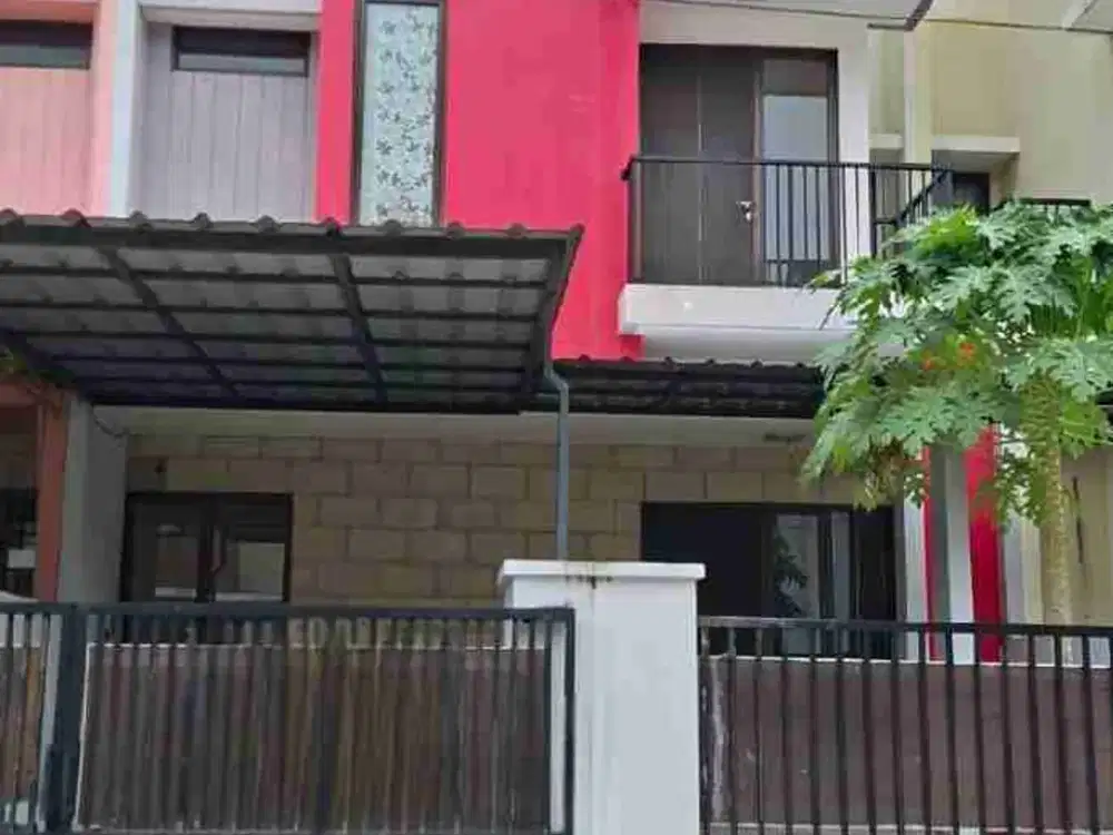 Disewakan rumah 2 lantai Cluster Taman Sari Harapan Indah Bekasi.