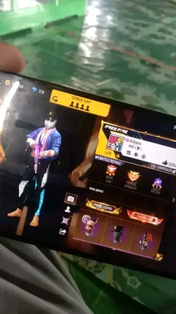 Dijual Akun ff data aman